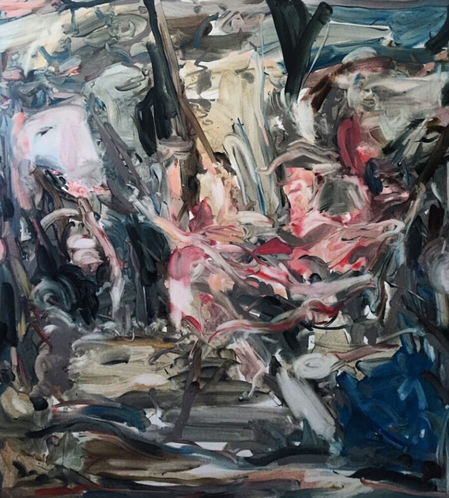 Painting from series “Held On The Tips Of Fingers” 5