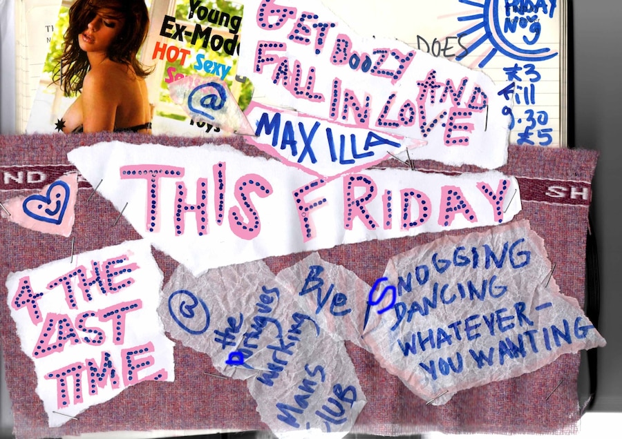 MAXILLA, five years of flyers, Lotte Andersen, Dazed 25