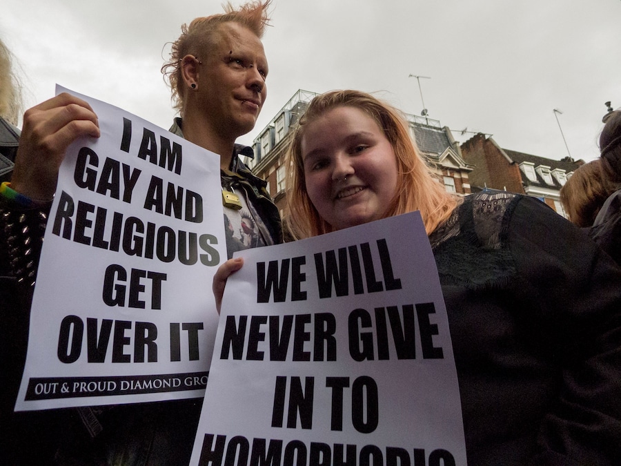 Orlando shooting Soho vigil, photographs by Alice Zoo, Dazed 5