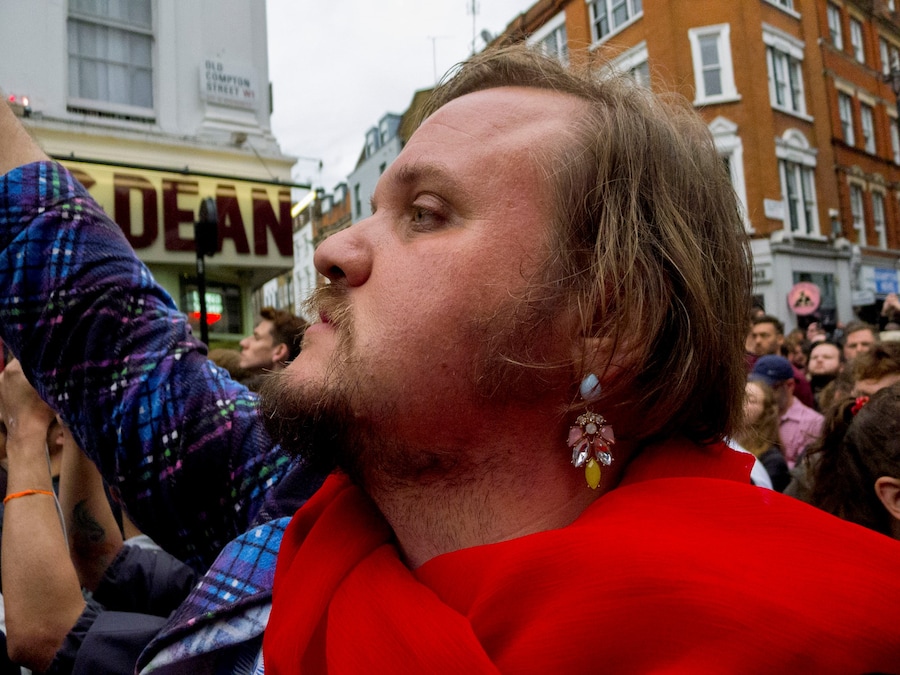 Orlando shooting Soho vigil, photographs by Alice Zoo, Dazed 14