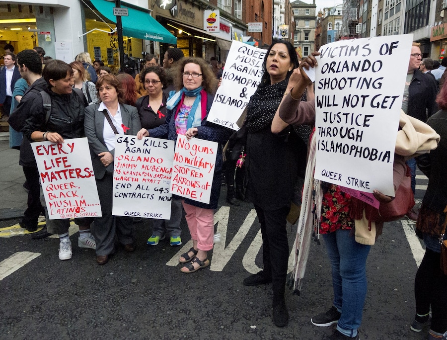 Orlando shooting Soho vigil, photographs by Alice Zoo, Dazed 29