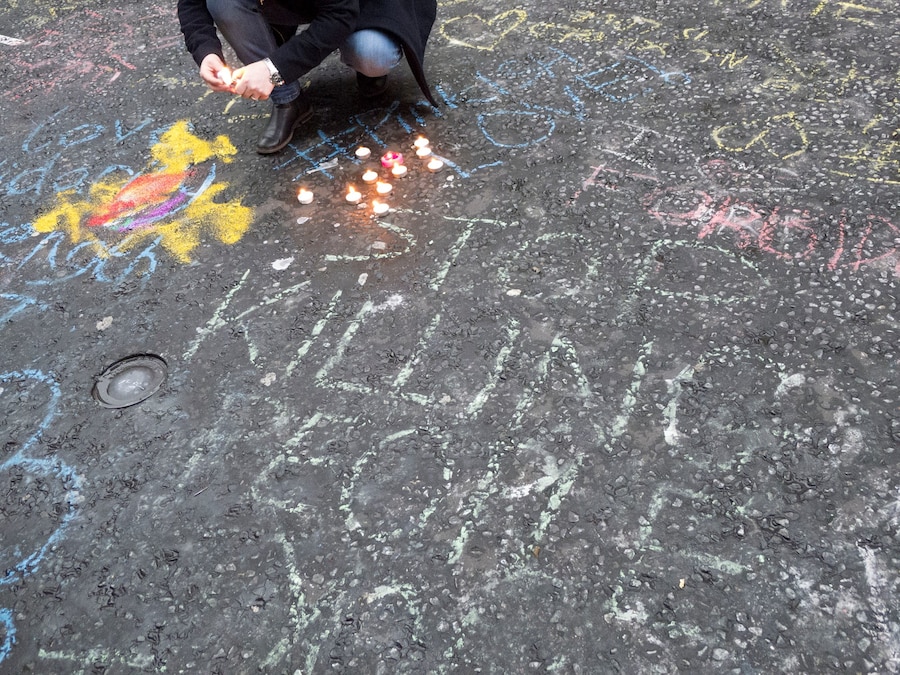 Orlando shooting Soho vigil, photographs by Alice Zoo, Dazed 33