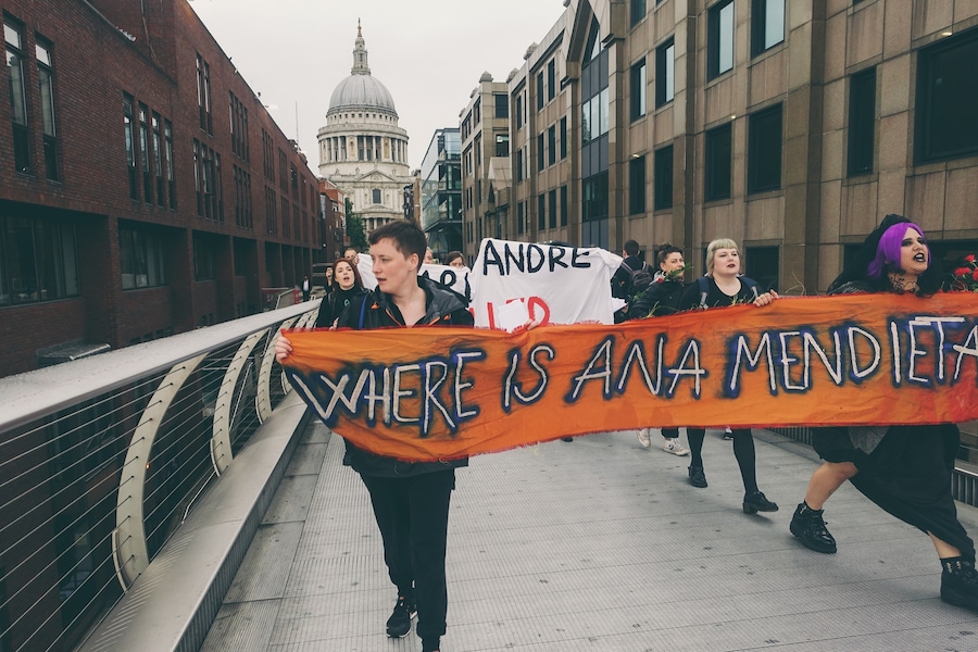 The WHEREISANAMENDIETA protest at Tate Modern 15