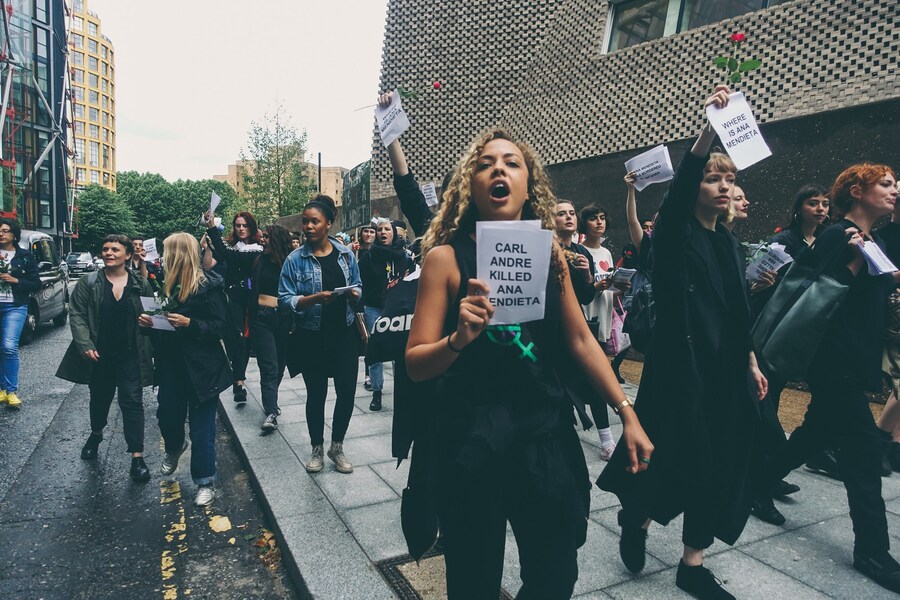 The WHEREISANAMENDIETA protest at Tate Modern 7