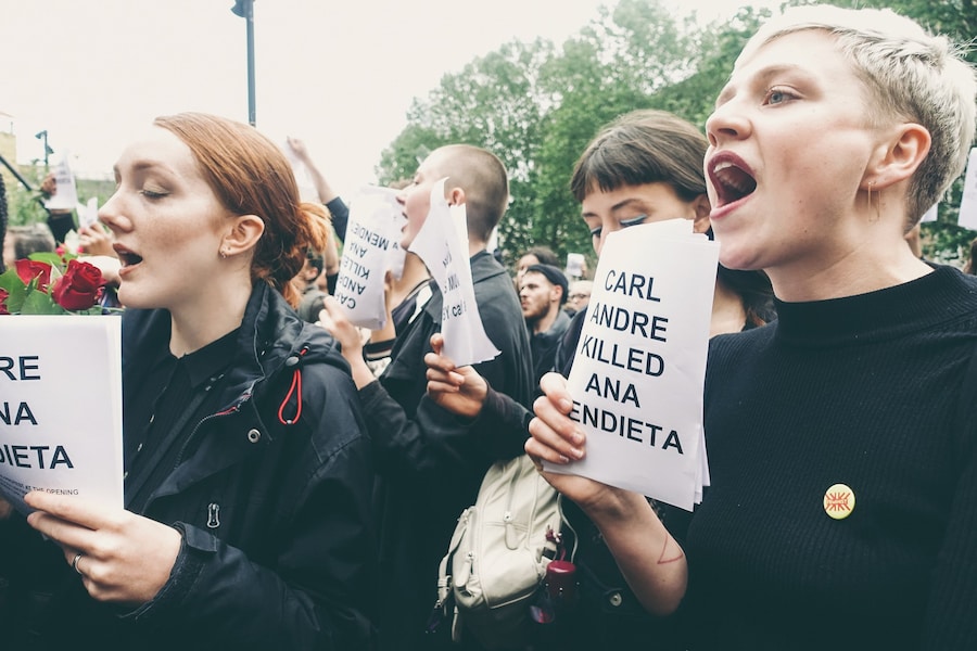 The WHEREISANAMENDIETA protest at Tate Modern 10