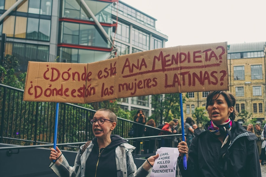 The WHEREISANAMENDIETA protest at Tate Modern 4