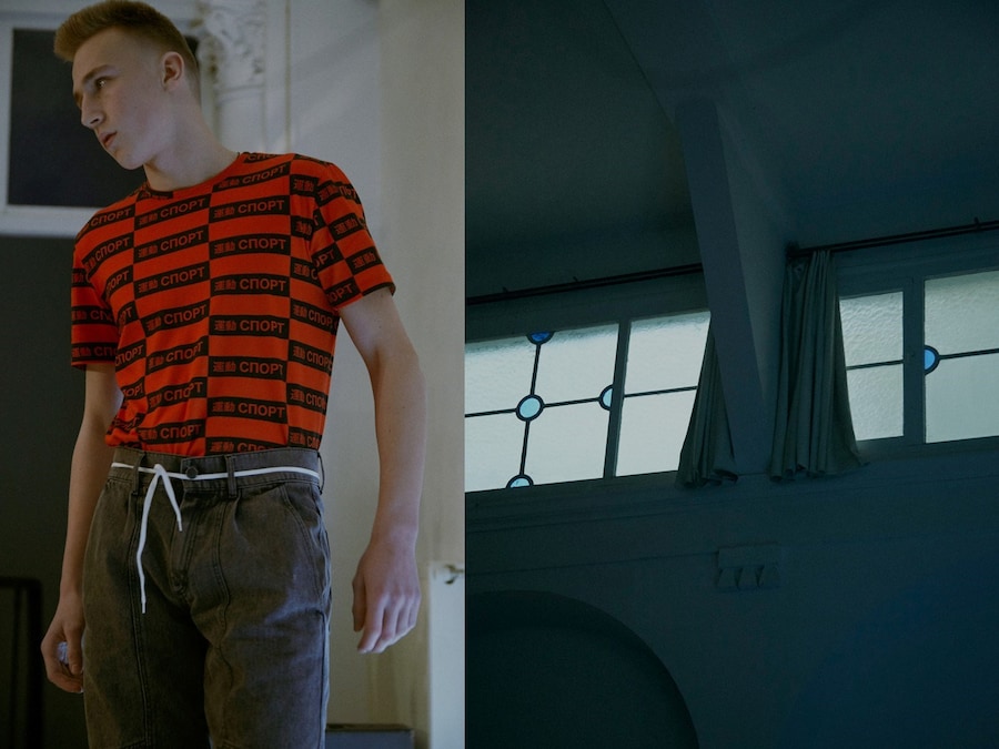Backstage at Gosha Rubchinskiy AW15 26