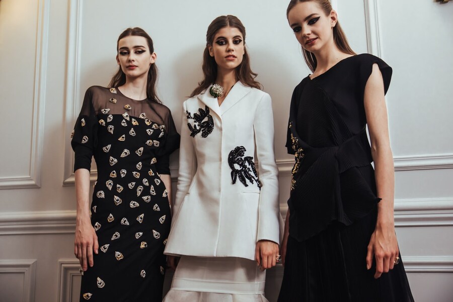 Backstage at Christian Dior Haute Couture AW16 10