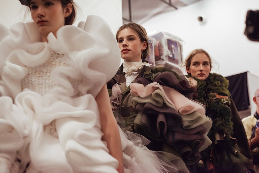 Backstage at Viktor &amp; Rolf Haute Couture AW16 8