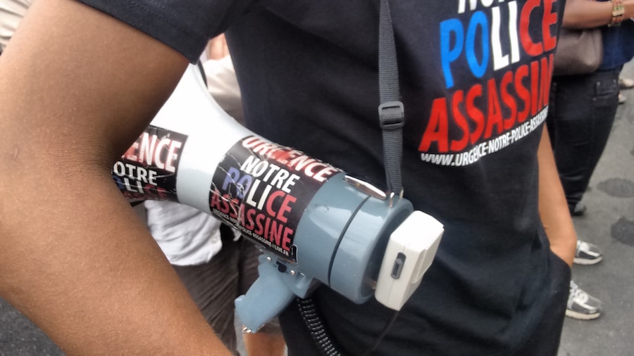 Adam Traore protest 1