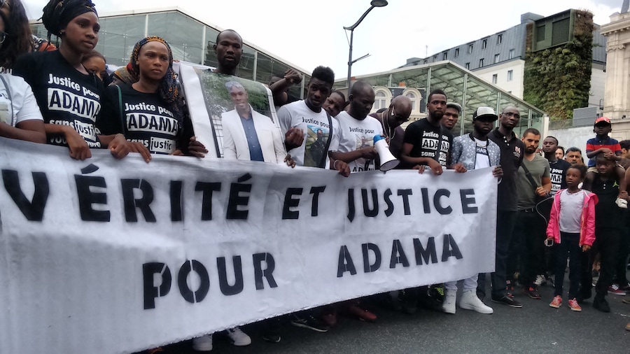 Adam Traore protest 5