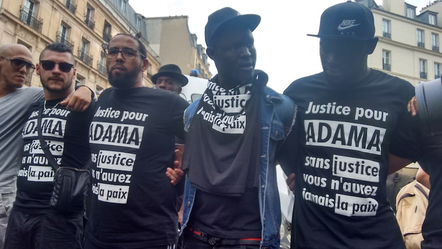 Adam Traore protest 7