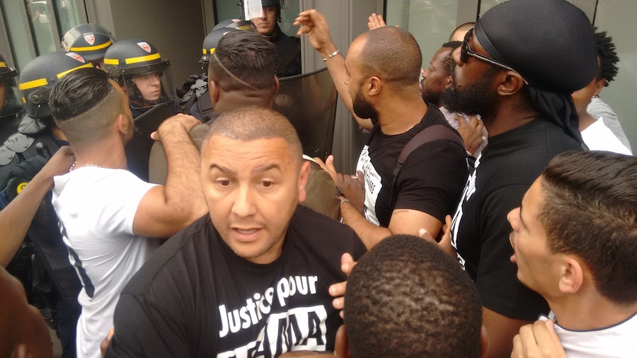 Adam Traore protest 8