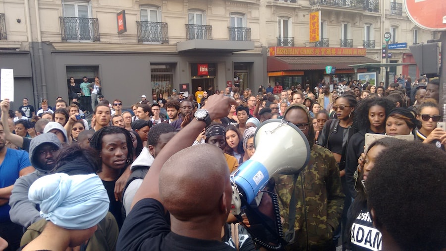 Adam Traore protest 2