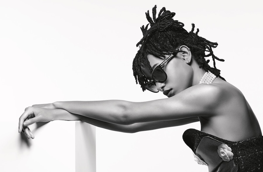 Willow Smith Chanel eyewear Karl Lagerfeld Dazed 4