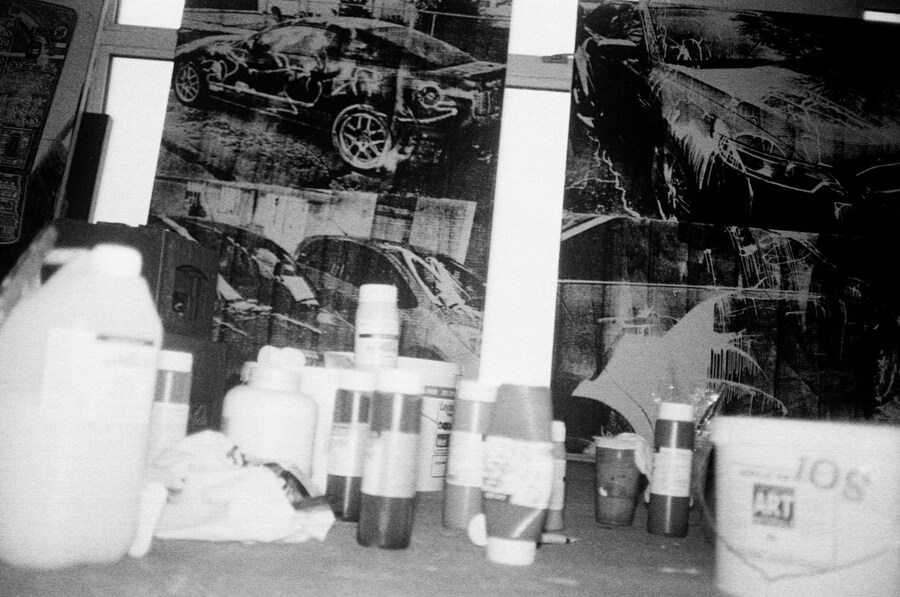 Kingsley Ifill’s studio, photographed by Alice Dellal 2