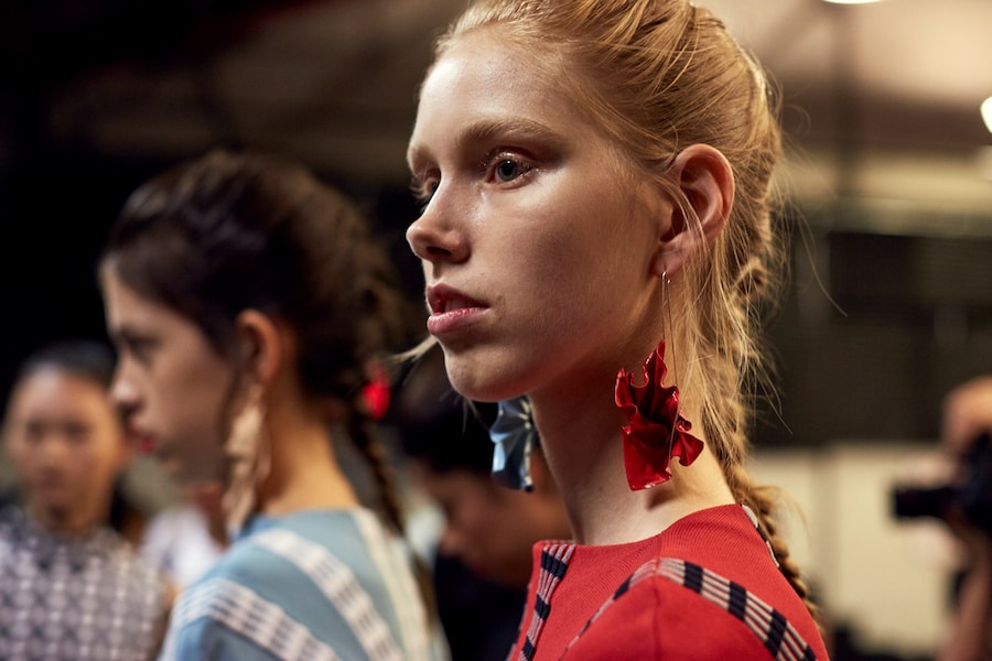 Backstage at Phelan SS17 30