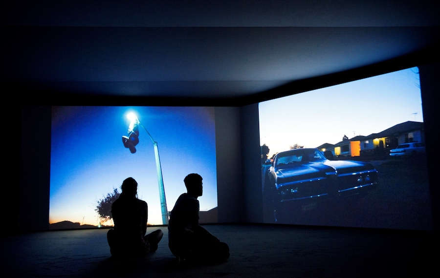 14 Kahlil Joseph m.a.a.d. 2014 Installation view T 3