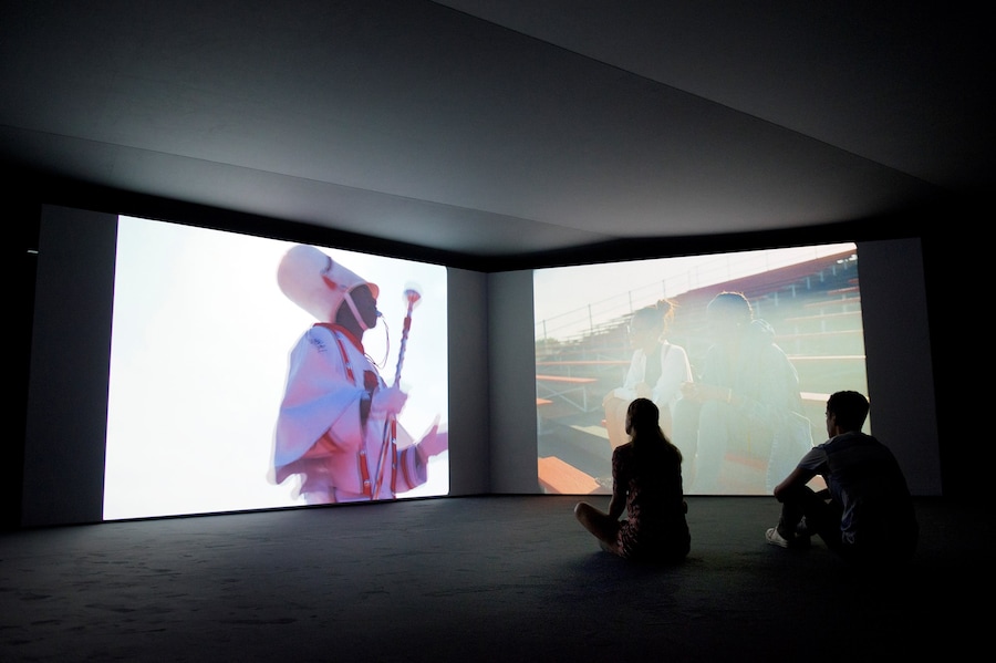 15 Kahlil Joseph m.a.a.d. 2014 Installation view T 7