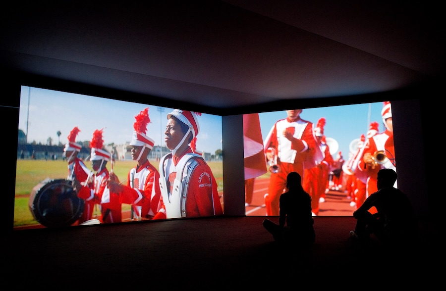 16 Kahlil Joseph, m.a.a.d. 2014, Installation view 15