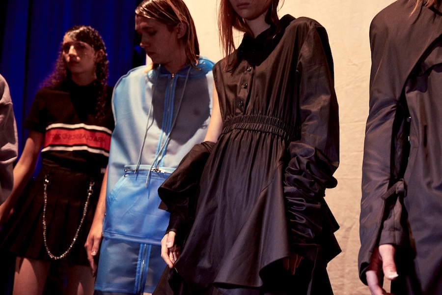 Backstage at Hood By Air SS17 18