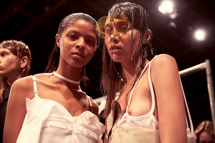 Backstage at Hood By Air SS17 17