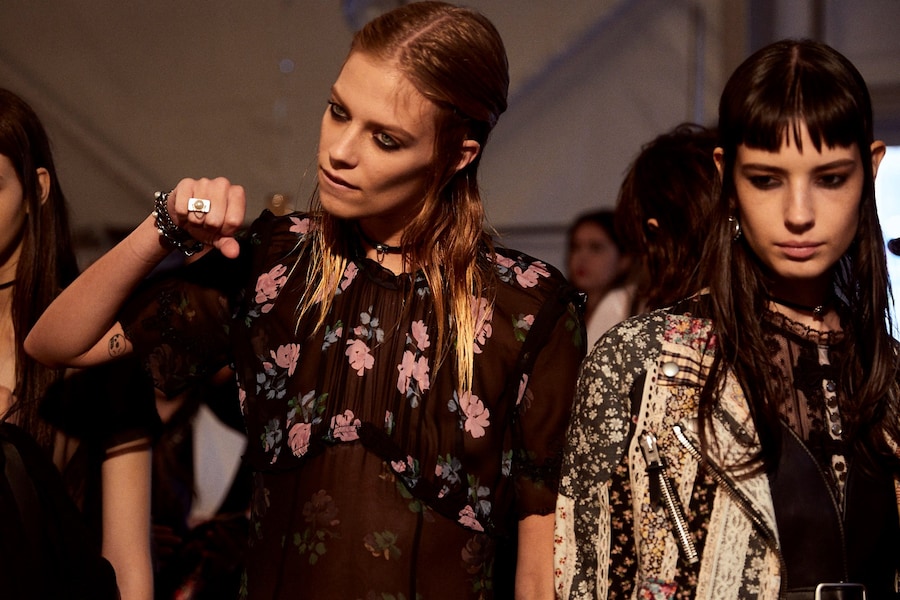 Coach SS17 womenswear NYFW Dazed backstage 10
