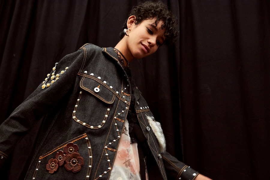 Coach SS17 womenswear NYFW Dazed backstage 13