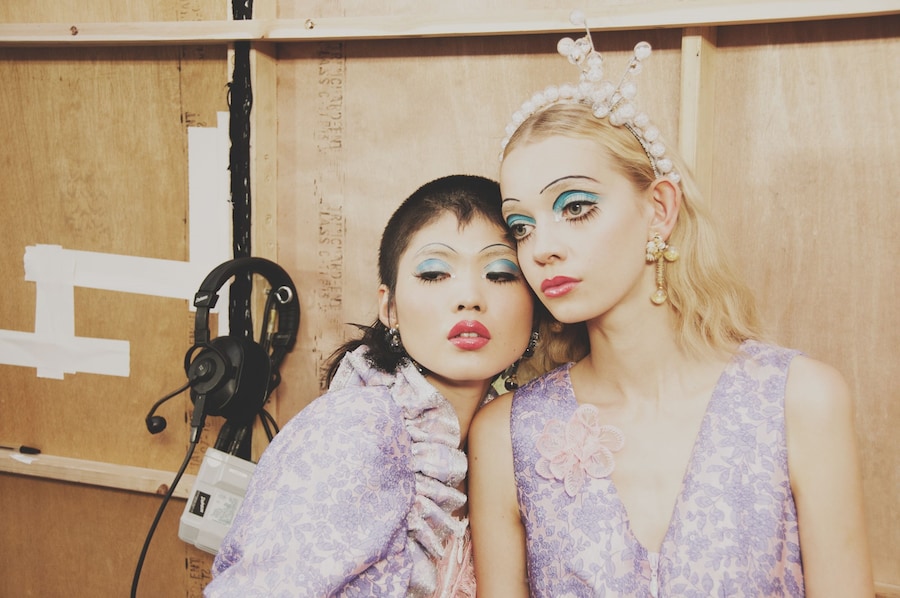 Ryan LO SS17 backstage fashion week New York Dazed 12