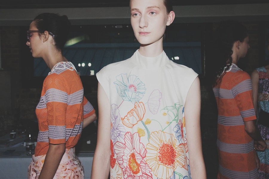Backstage at Paul Smith SS17 4