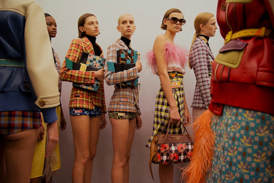 Backstage at Prada SS17 MFW Dazed 5