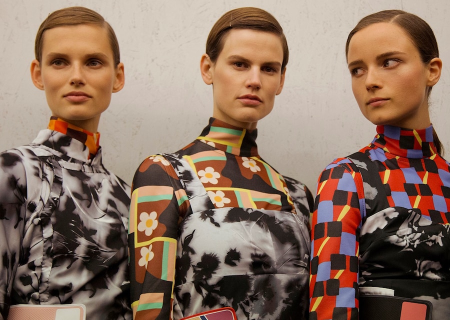 Backstage at Prada SS17 MFW Dazed 9