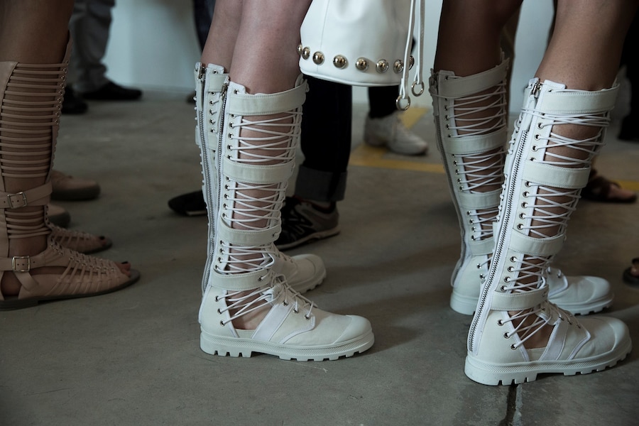 Diesel Black Gold SS17 Milan backstage Dazed 24