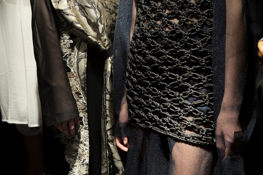 Backstage at Krizia SS17 MFW Dazed 30