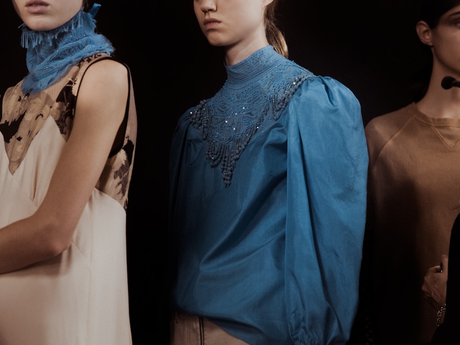 Backstage at Dries Van Noten SS17