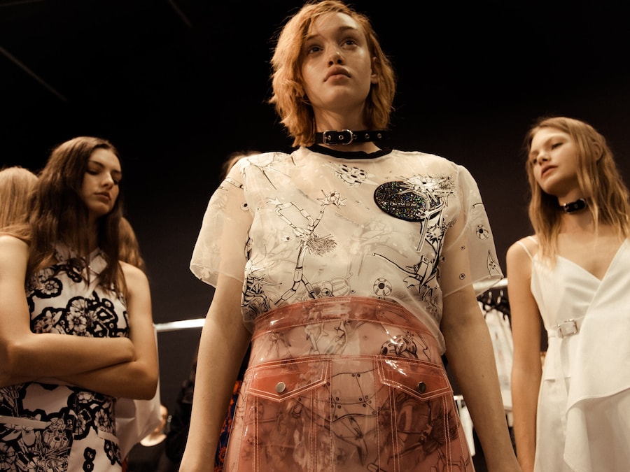 Carven SS17 Paris womenswear backstage Dazed 17