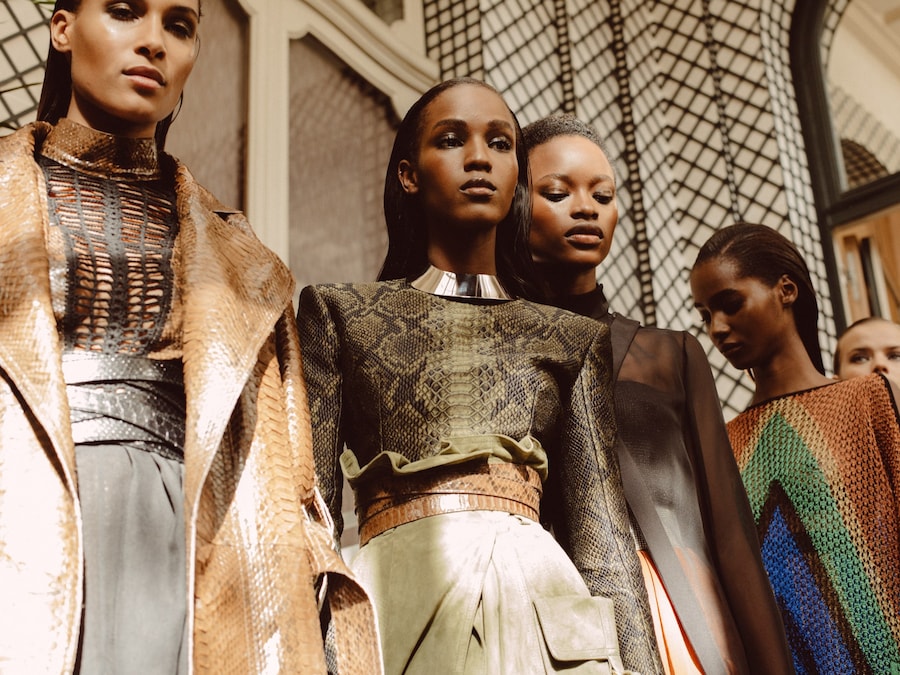 Balmain SS17 Paris womenswear backstage Dazed 17