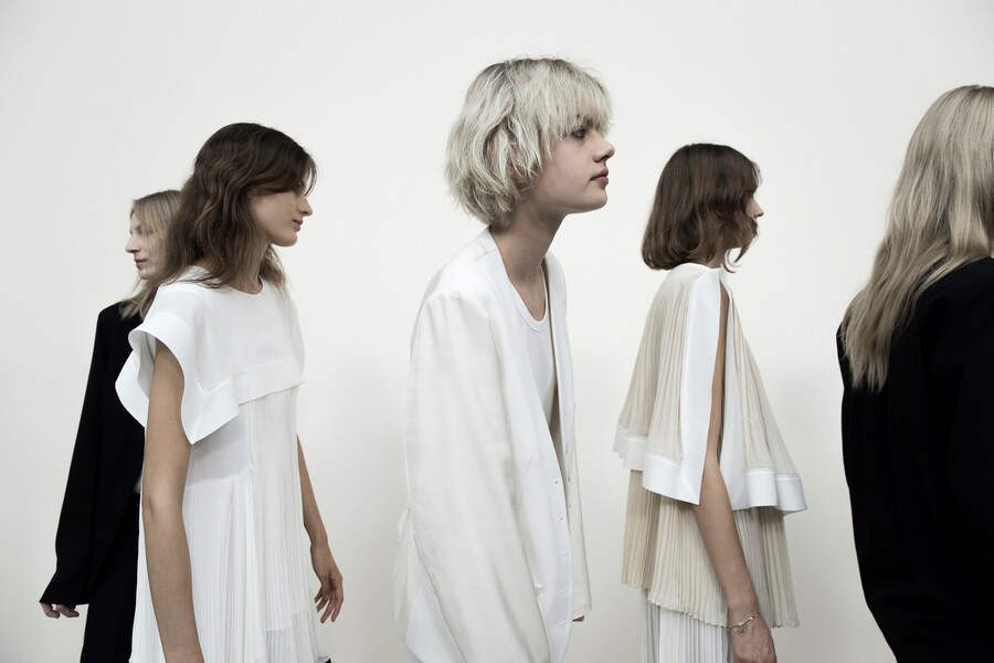 Backstage at Chloé SS17 PFW Dazed 13