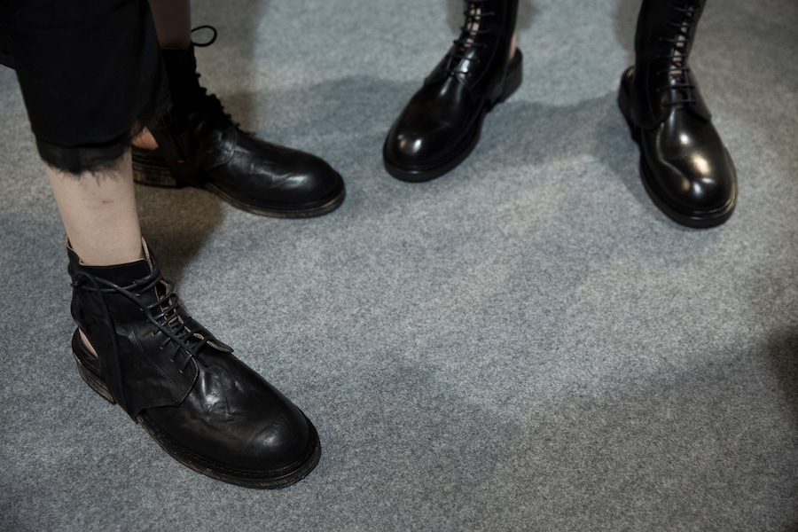 Backstage at Ann Demeulemeester SS17 PFW Womenswear Dazed 30
