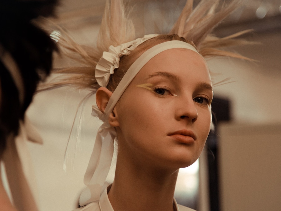 Haider Ackermann SS17 PFW womenswear backstage Dazed 17