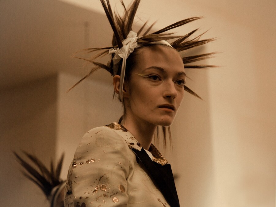 Haider Ackermann SS17 PFW womenswear backstage Dazed 8