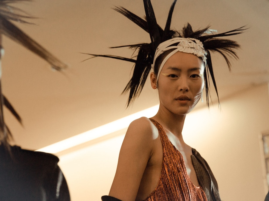 Haider Ackermann SS17 PFW womenswear backstage Dazed 11