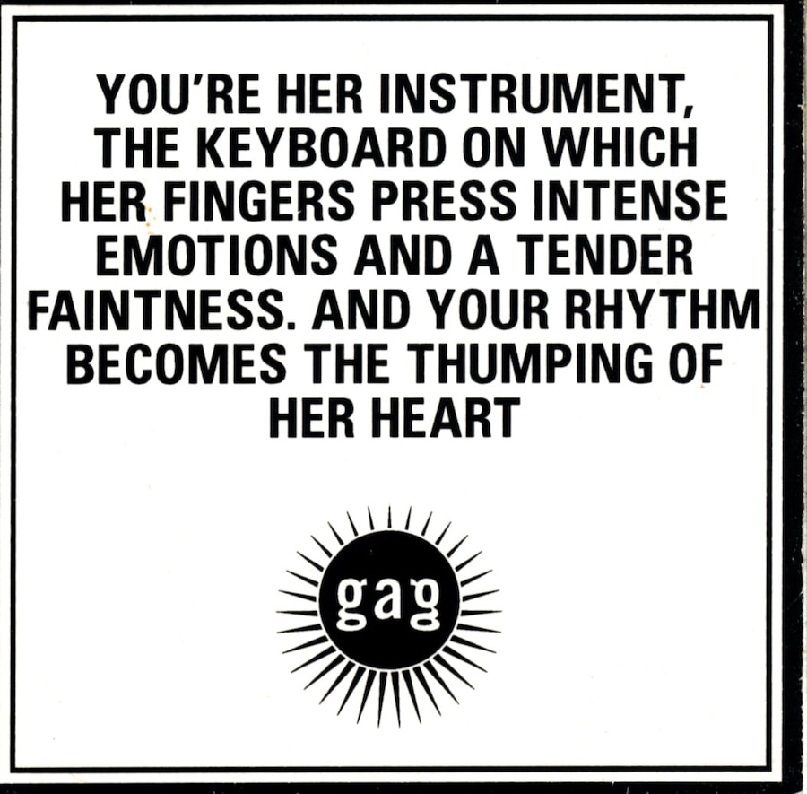 Fetish club GAG flyer 4