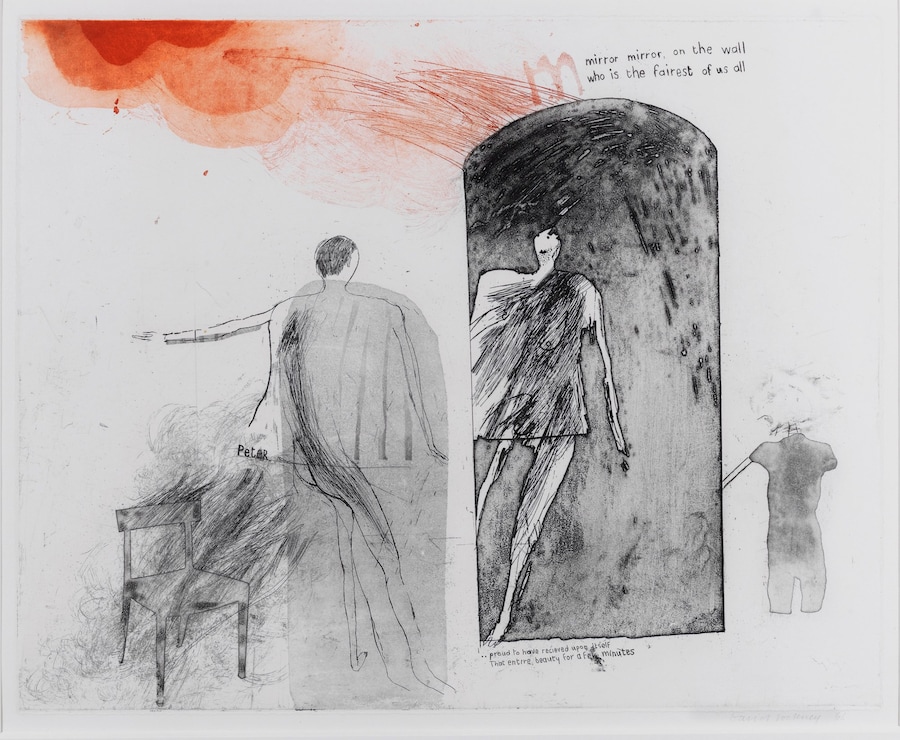 David Hockney Early Etchings Rare 0