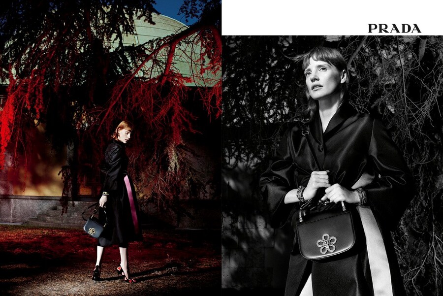 Prada Cruise 2017 Willy Vanderperre Jessica Chastain 2