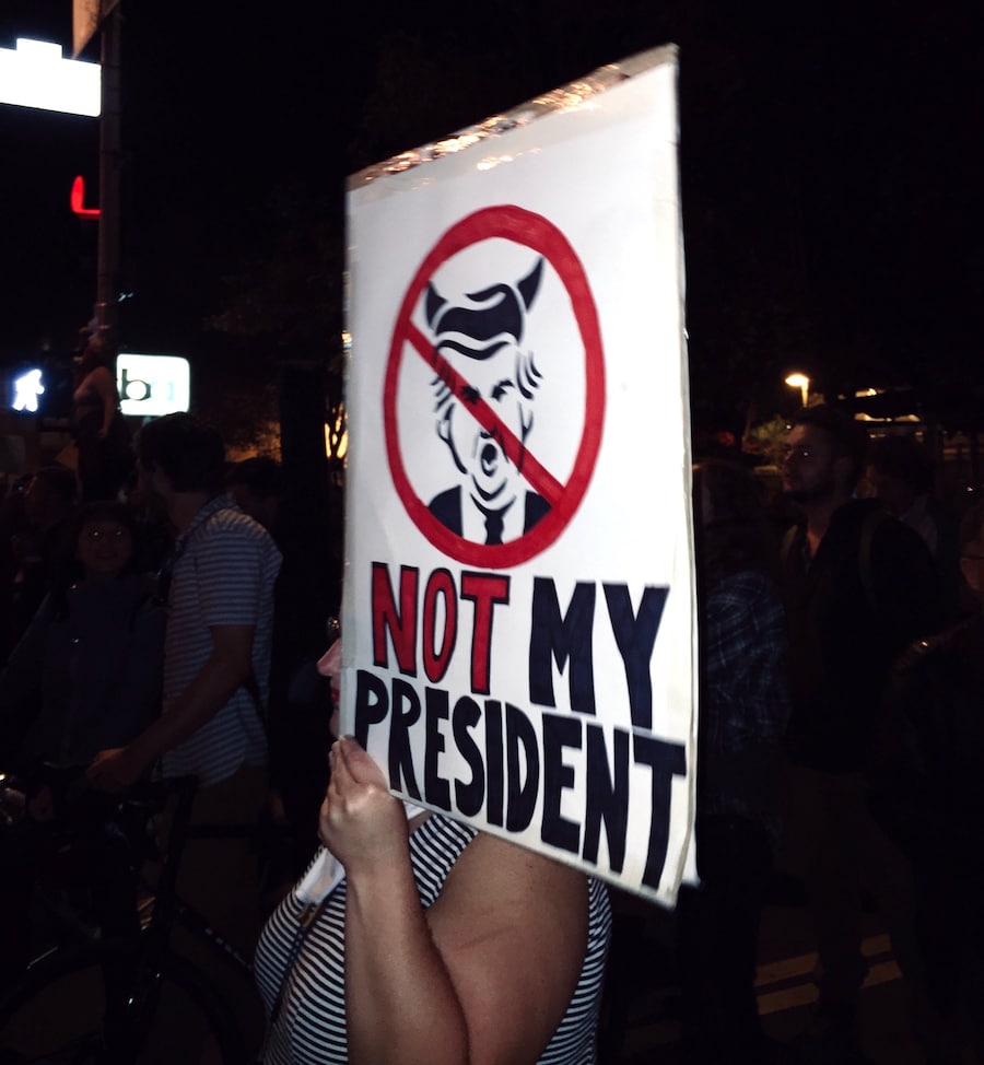 #TrumpProtests San Francisco 4