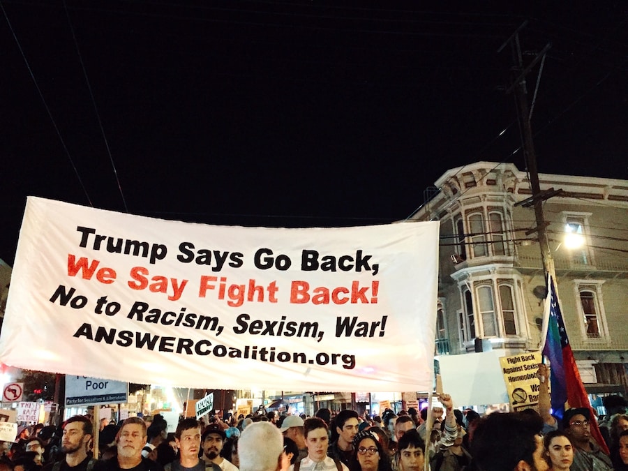 #TrumpProtests San Francisco 5