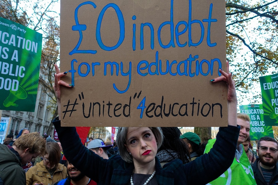 London students protest