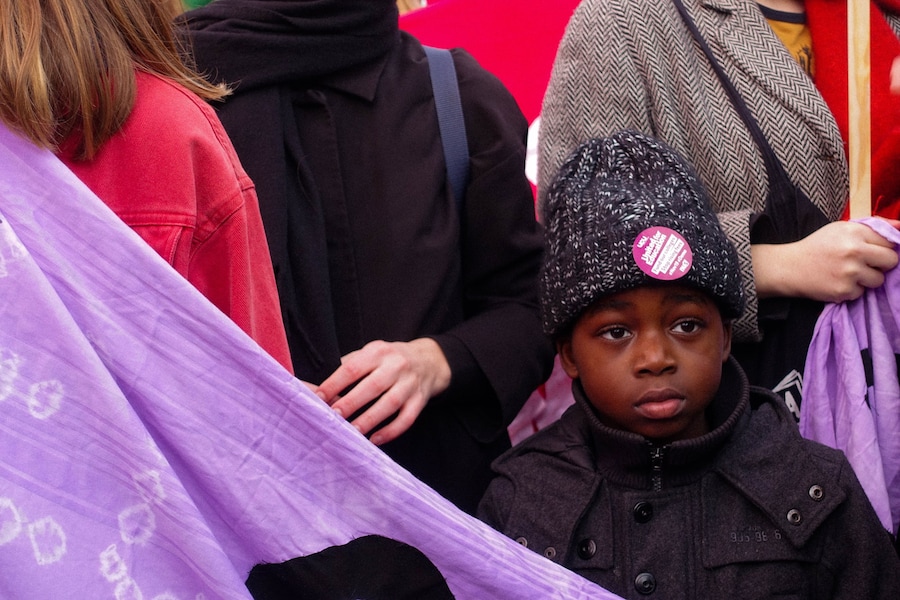 London students protest 20