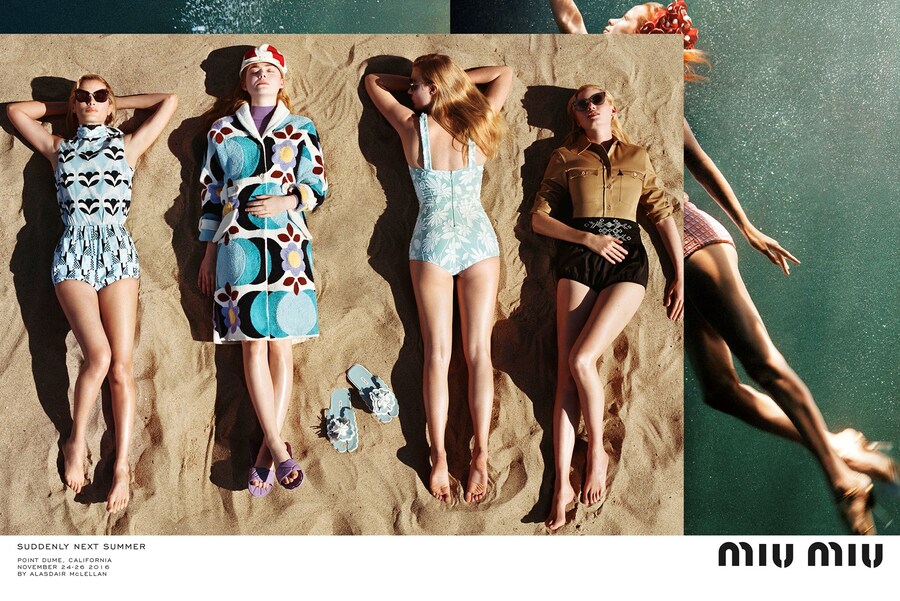 Miu Miu Spring Summer 2017 campaign 1